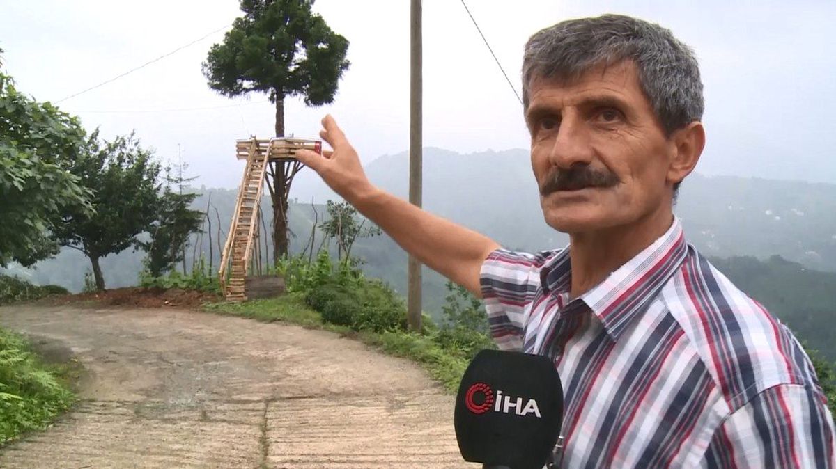 Rizeli\'nin seyir terası böyle olur