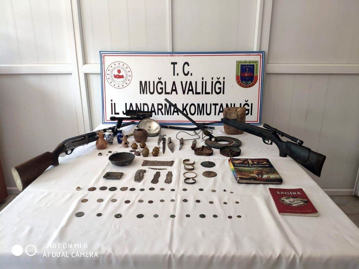 Yatağan\'da tarihi eser operasyonu