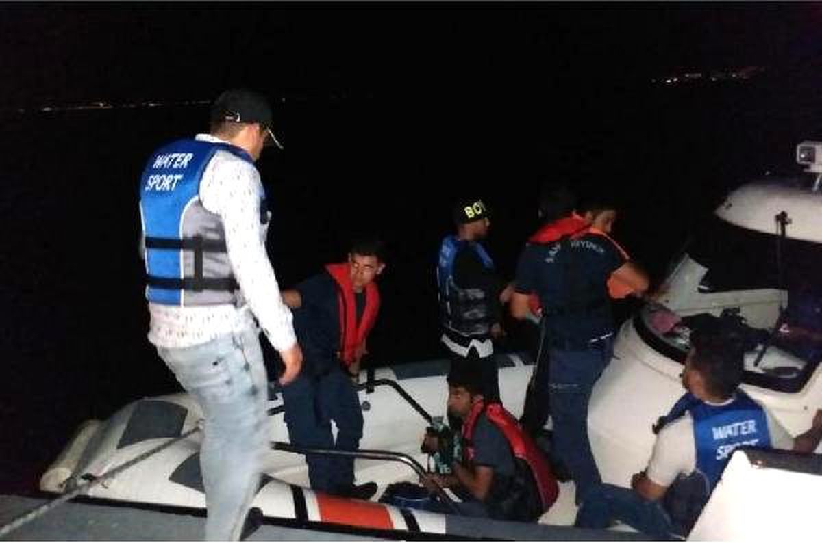 Bodrum açıklarında 10 kaçak göçmen yakalandı