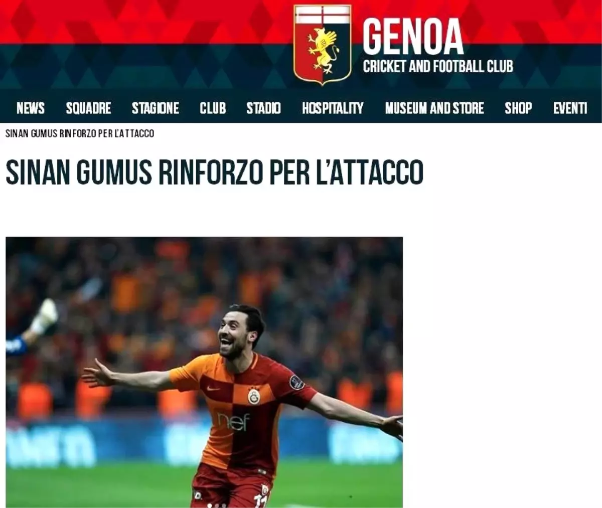 Genoa, Sinan Gümüş\'ü transfer etti