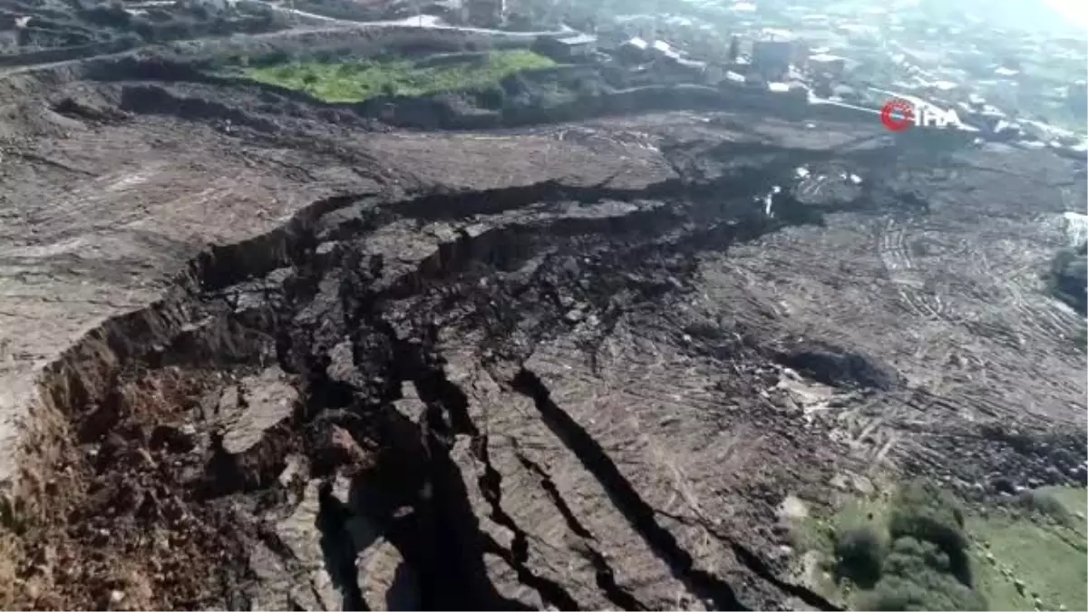 Heyelan alanı afet bölgesi kabul edildi