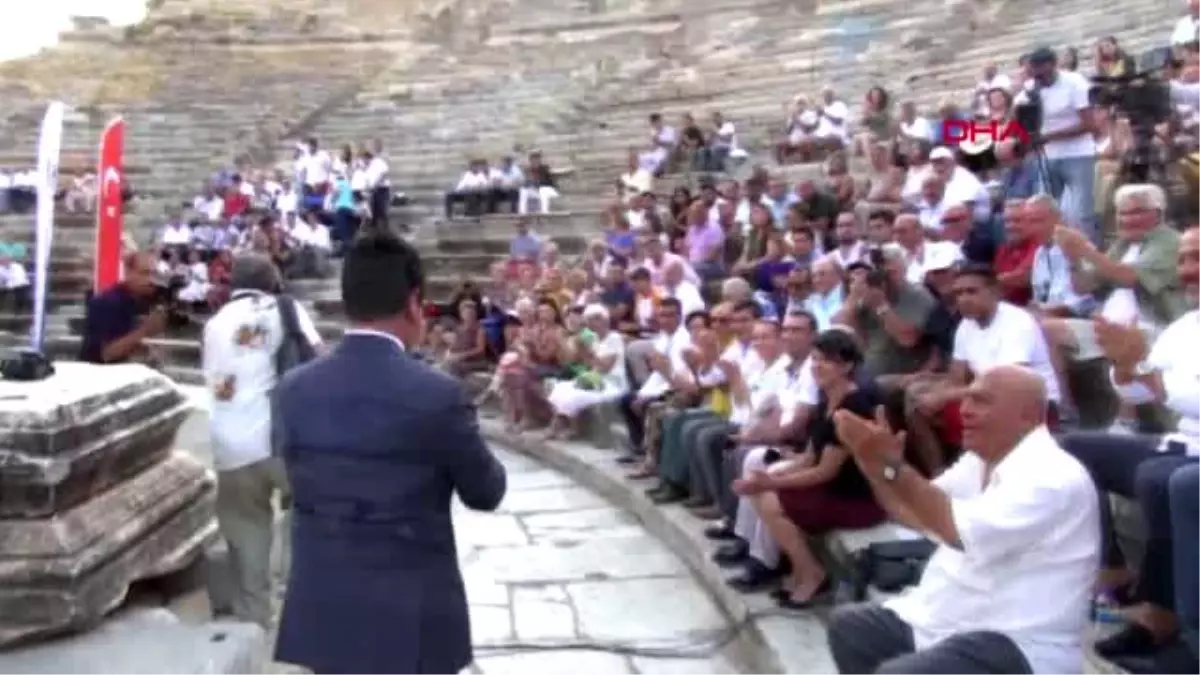 MUĞLA Bodrum Belediye Meclisi\'nden Antik Tiyatro\'da tarihi toplantı