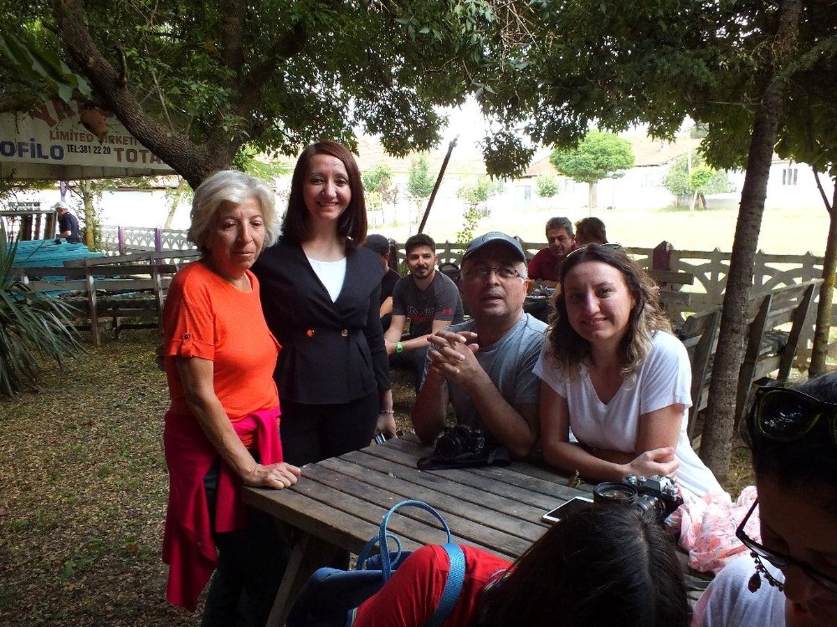 Başkan Tekin, sendika üyeleriyle Kınık köyünü ziyaret etti