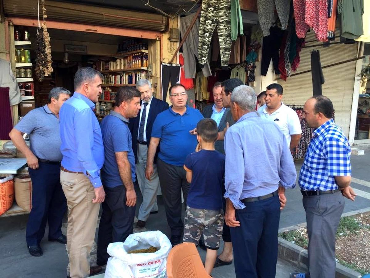 Bulut, esnaf ziyareti yaptı