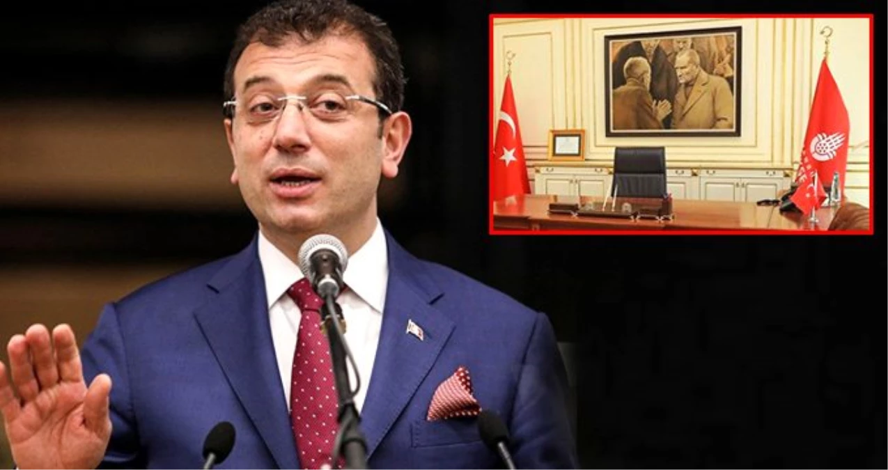 İmamoğlu\'ndan "Makamında asılı Atatürk tablosundaki vatandaş Gülen\'in dedesi" iddiasına yanıt