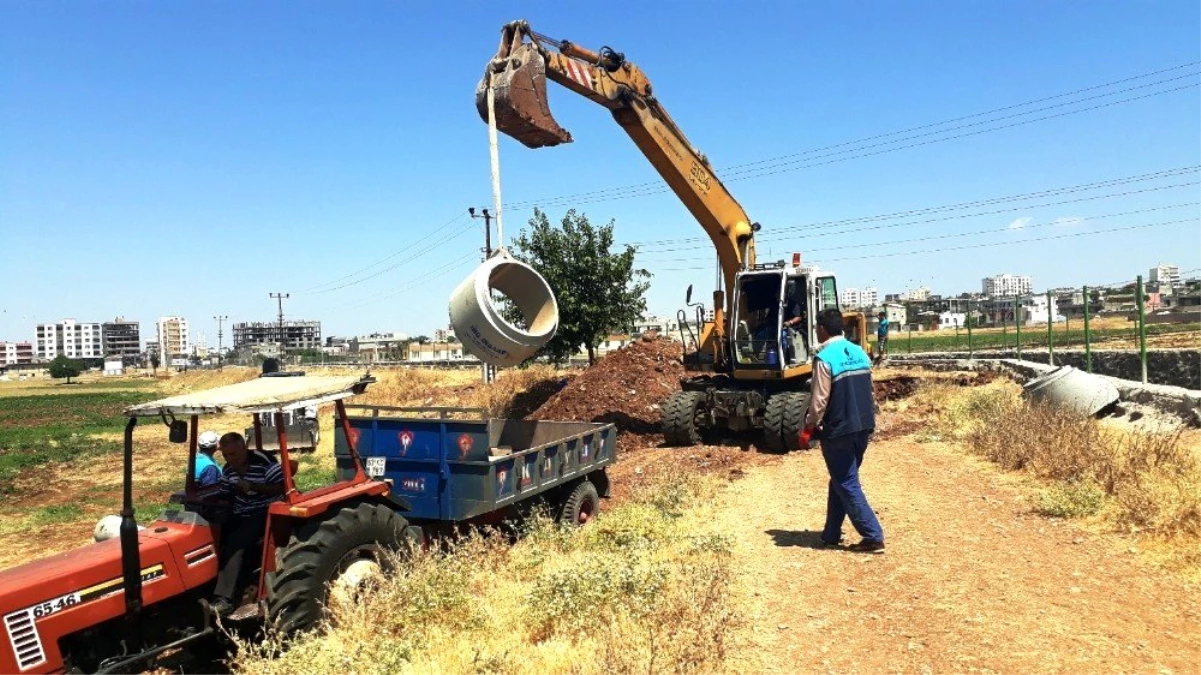 ŞUSKİ, Hilvan Korçik Deresindeki kanalizasyon hattını yeniledi