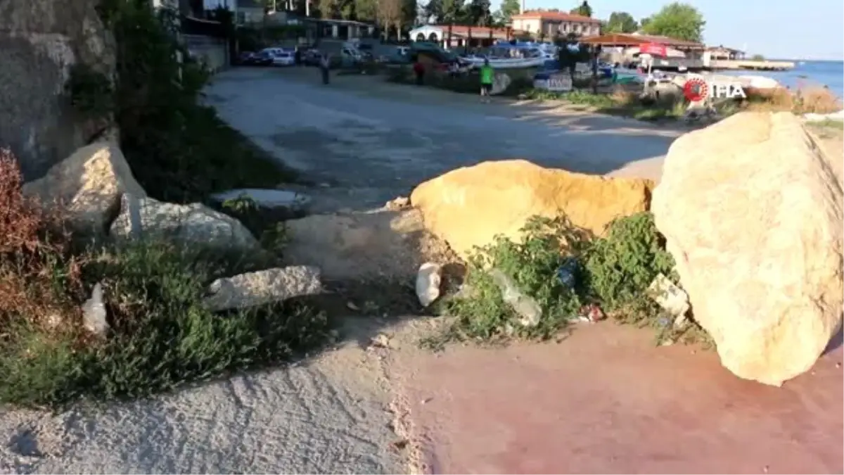 Yol kapatmak için kullanılan tarihi kalıntı koruma altına alındı