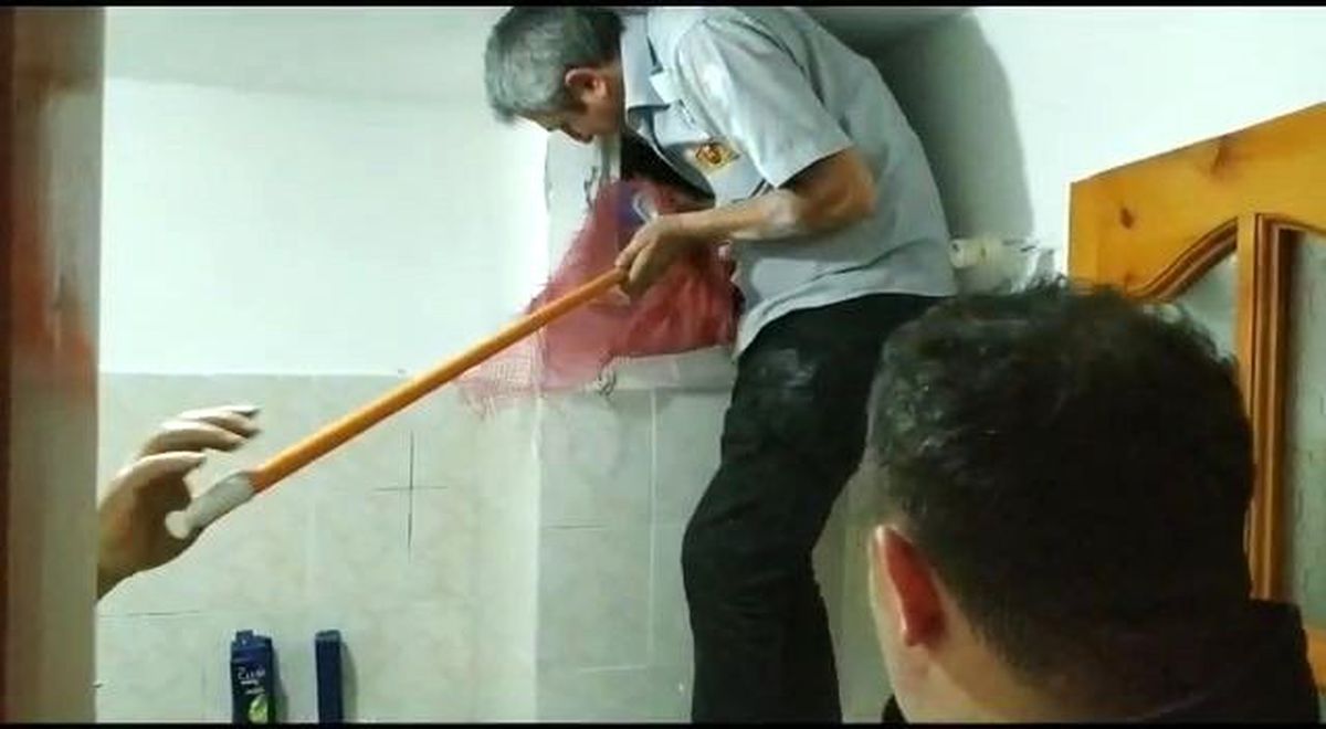 İtfaiye ekiplerinden güvercin kurtarma operasyonu
