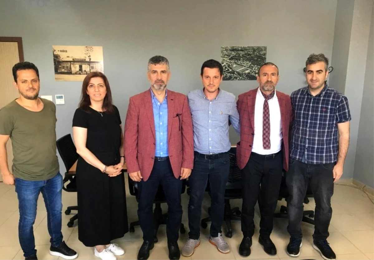 TFF\'nin Trabzonlu yöneticileri, TSYD Trabzon Şubesi\'ni ziyaret etti