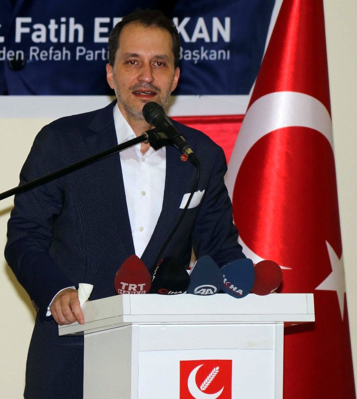 Yeniden Refah Partisi Genel Başkanı Erbakan Bitlis\'te