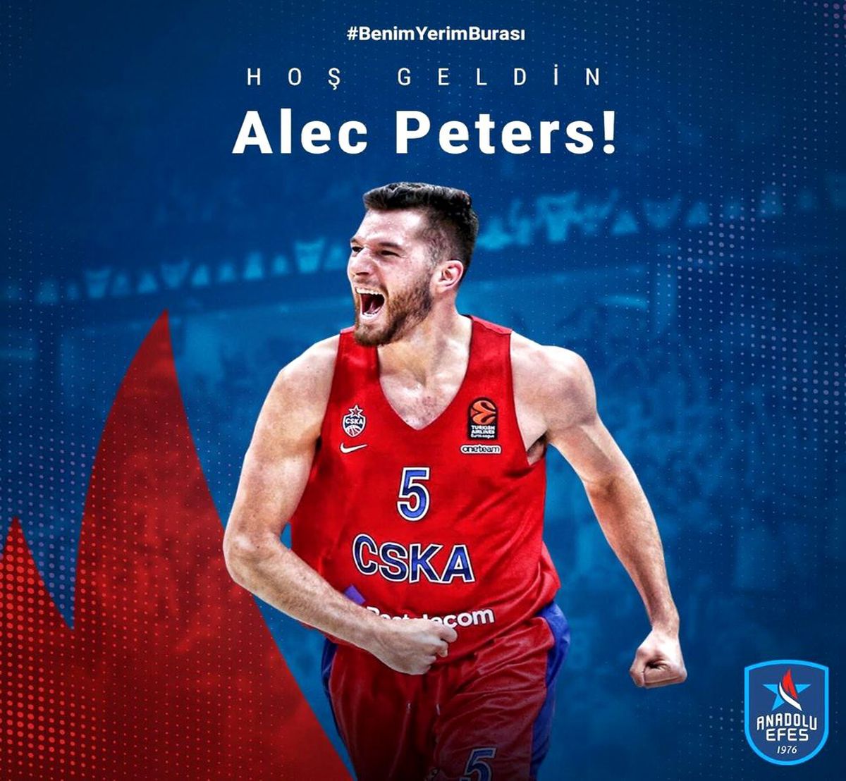 Anadolu Efes, Alec Peters\'i transfer etti