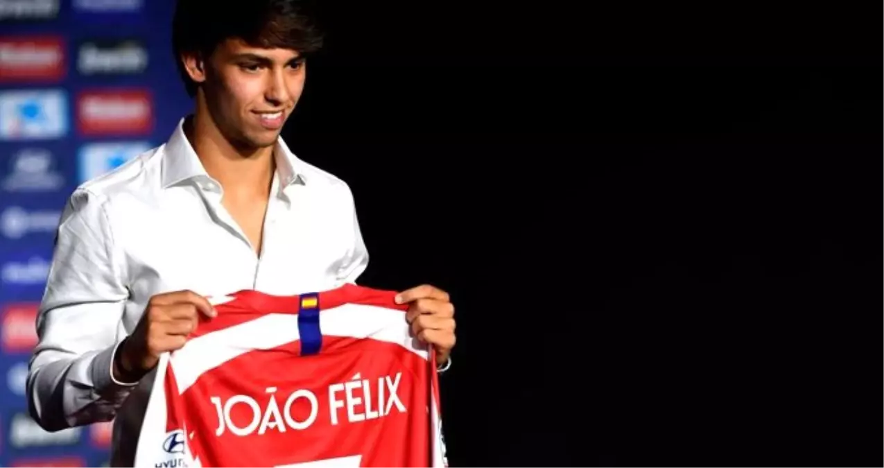 Atletico Madrid, 126 milyon euroluk transfer Joao Felix\'i basına tanıttı