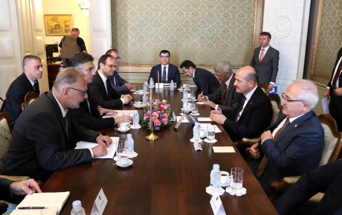 Bakan Soylu Hırvatistan\'da