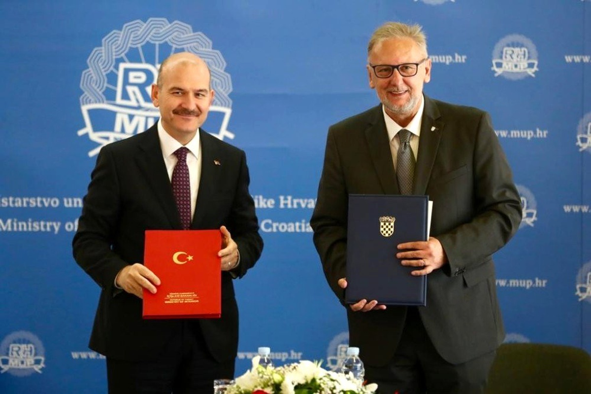 Bakan Soylu, Hırvatistan\'da mevkidaşı Bozinovic ile görüştü