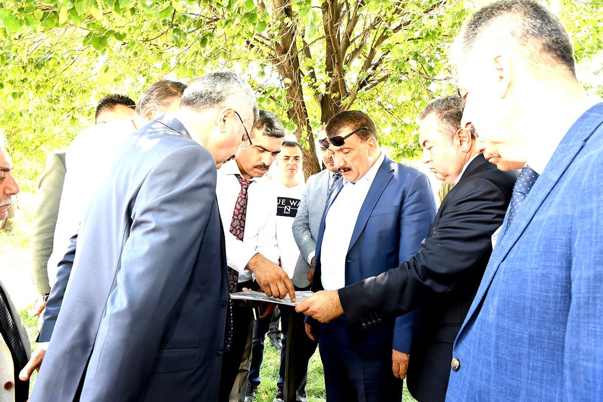 Başkan Gürkan, Mişmişpark Fuar Alanında incelemelerde bulundu