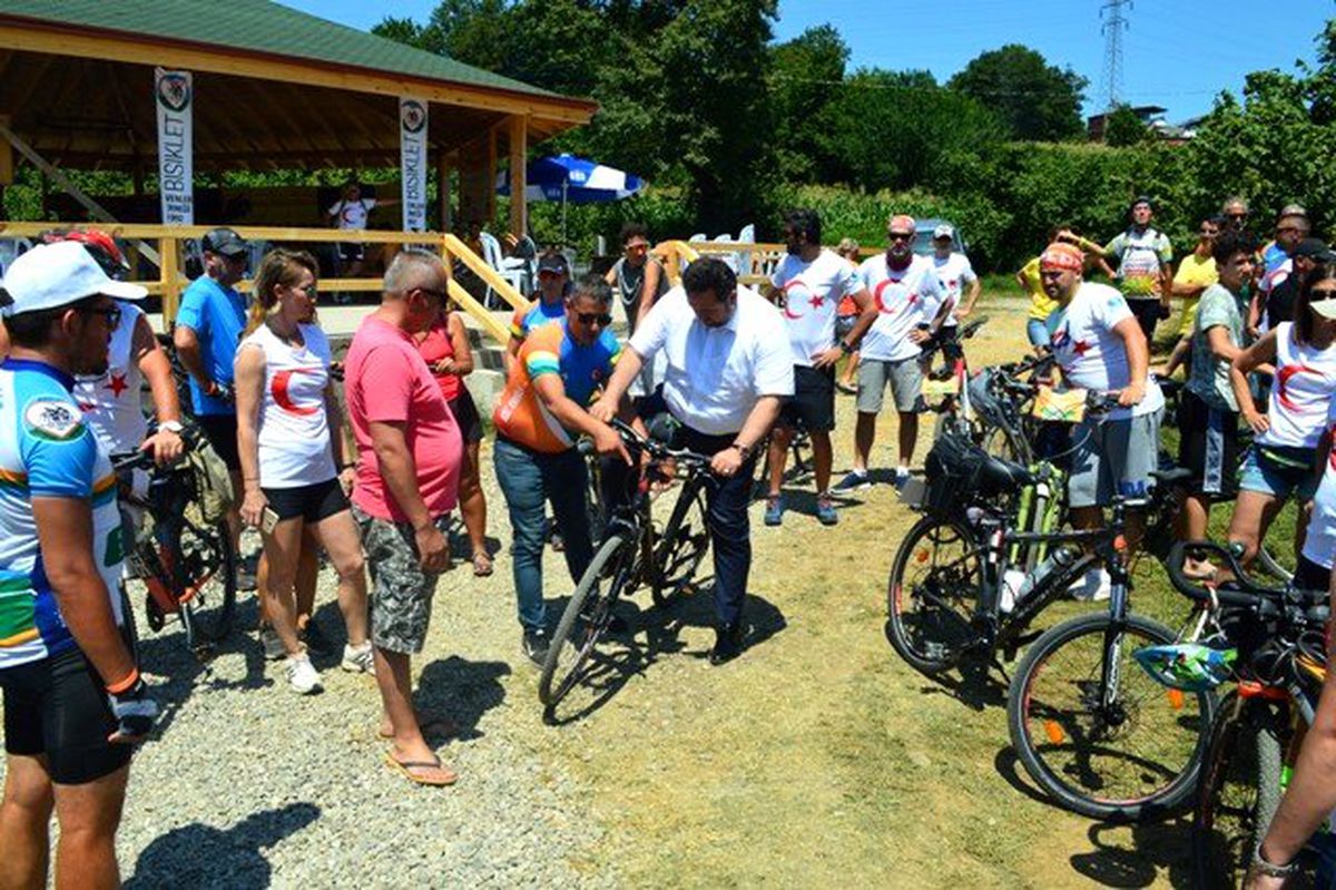 Başkan Yanmaz pedal çevirdi