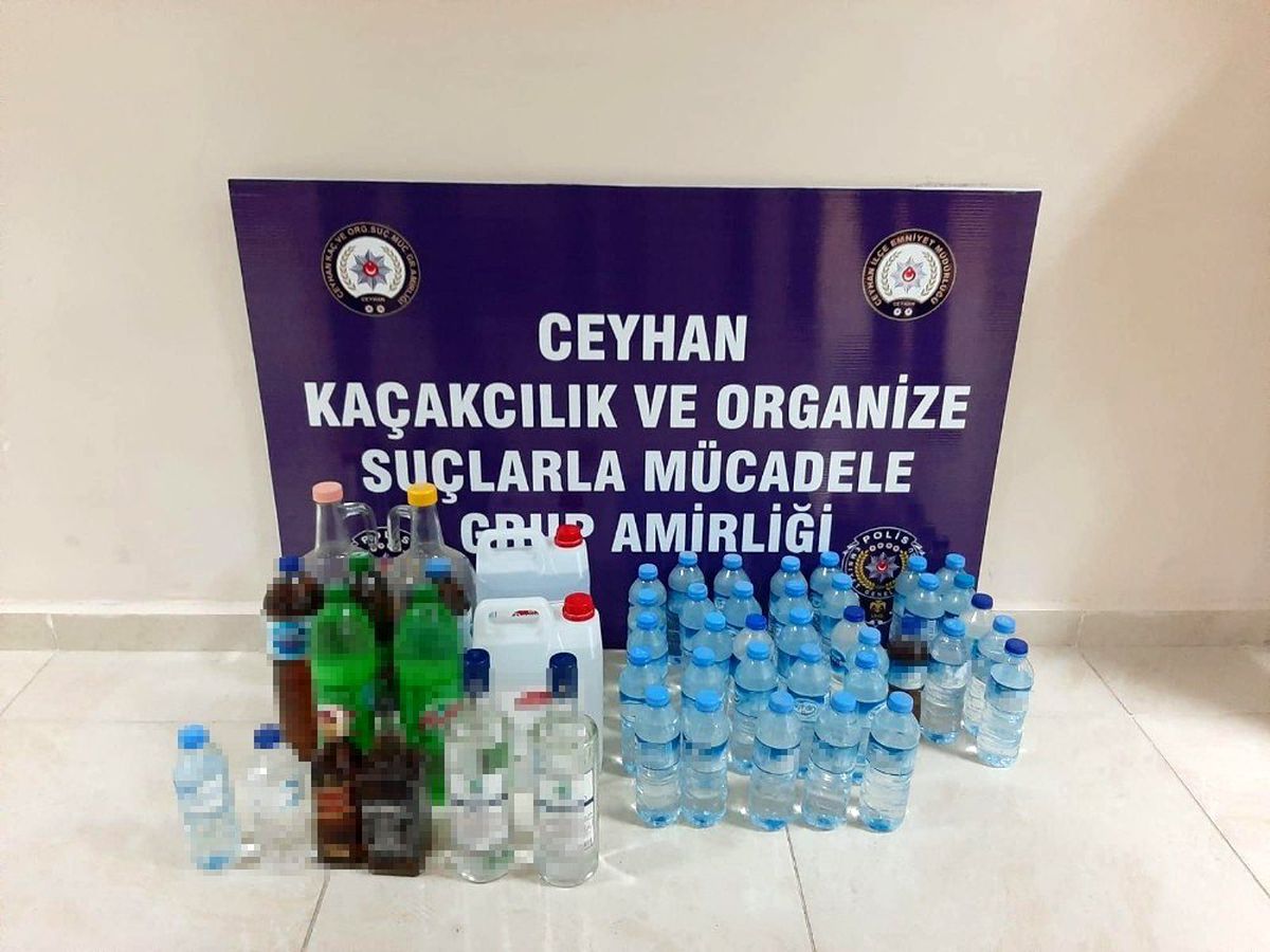 Ceyhan\'da sahte içki operasyonu