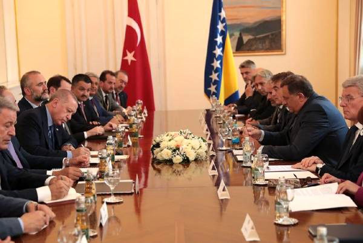 Cumhurbaşkanı Erdoğan, Bosna Hersek Devlet Başkanlığı Konseyi üyeleri ile görüştü