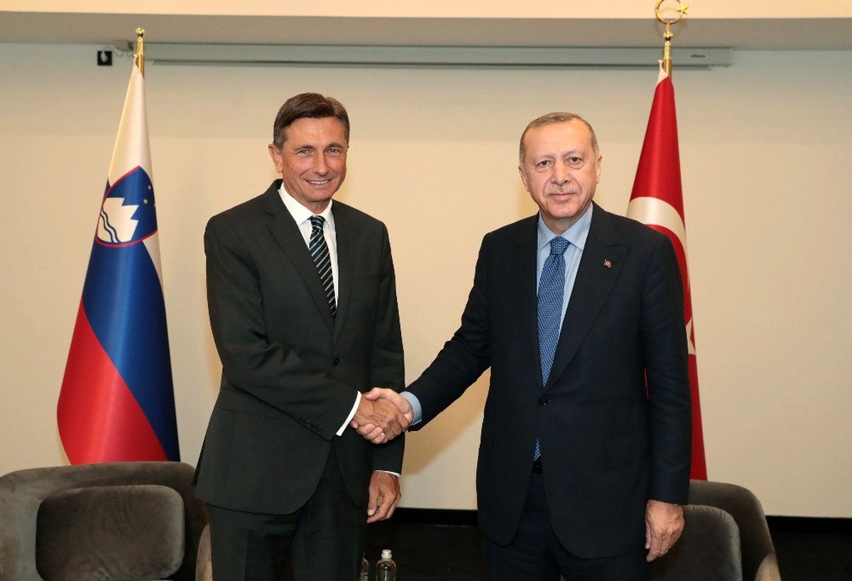 Cumhurbaşkanı Erdoğan, Slovenya Cumhurbaşkanı Pahor ile görüştü