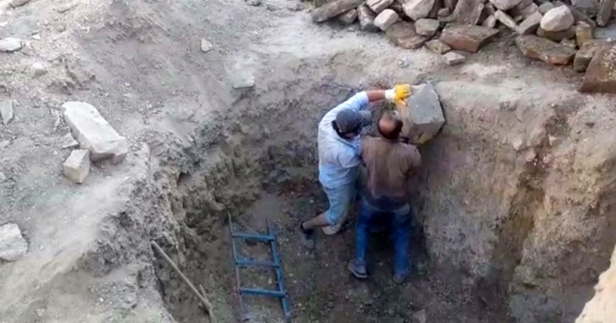 Drone\'lu kaçak kazı operasyonunda 4 gözaltı