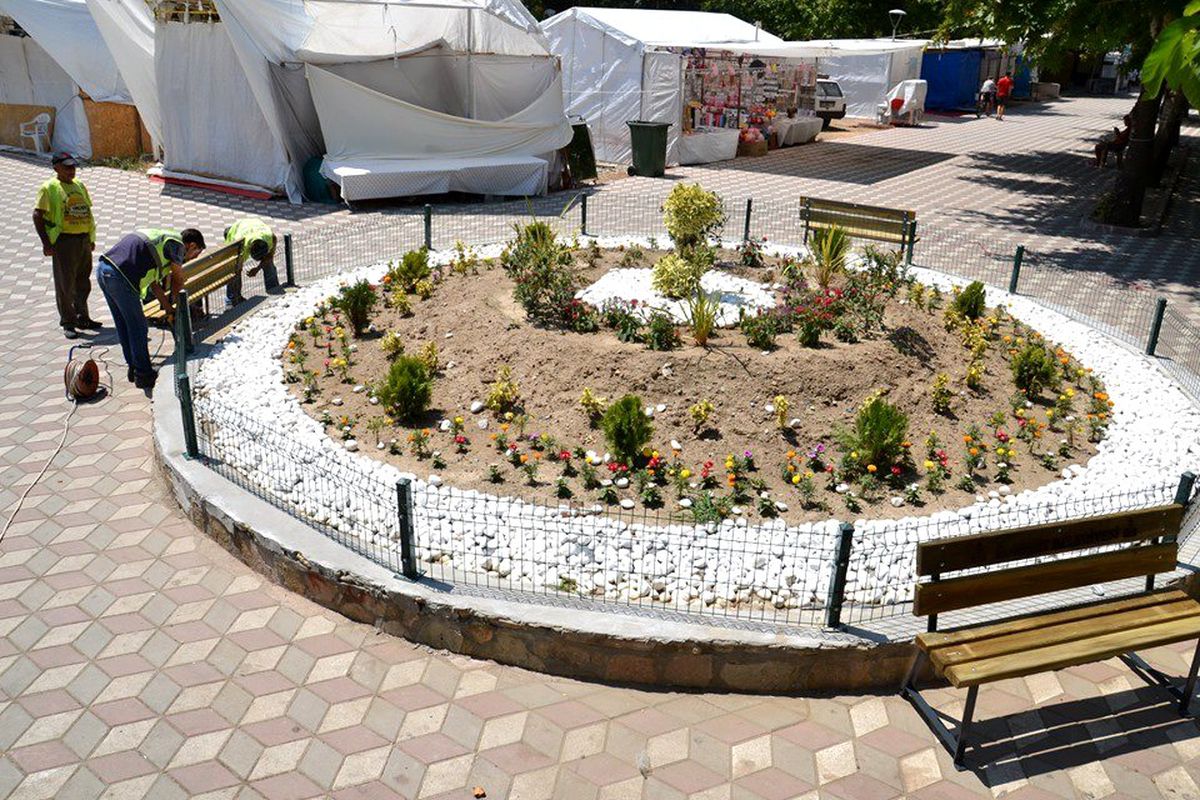 Edremit\'te park ve yeşil alan düzenlemesi