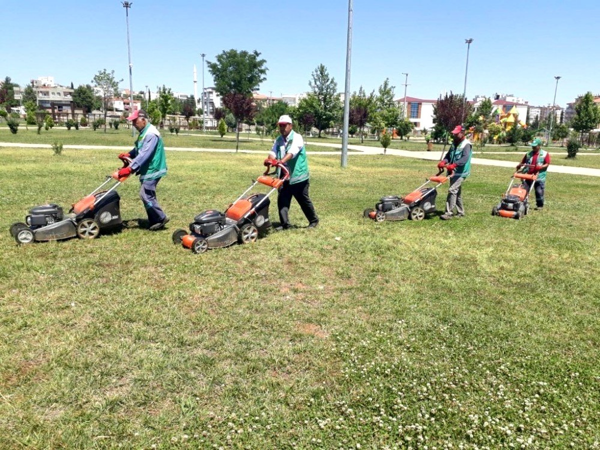 Eğriçay Parkında bakım onarım çalışması