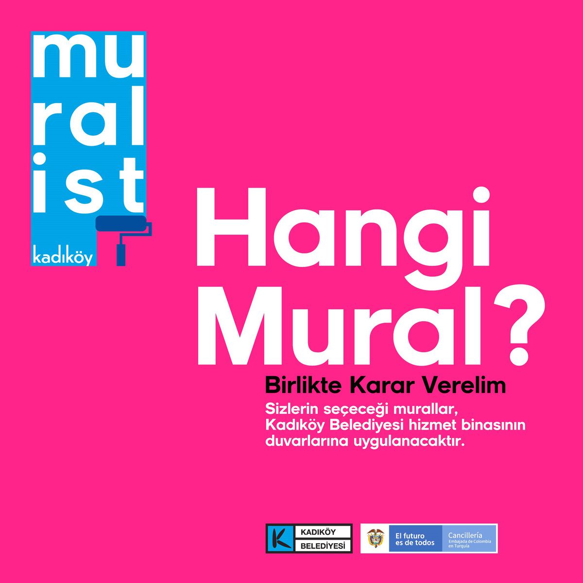 Kadıköy, duvarlarını süsleyecek Mural\'larını birlikte seçiyor
