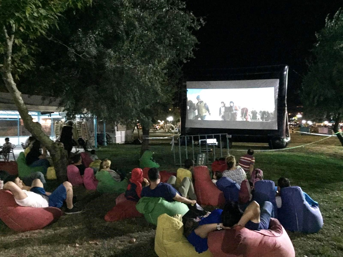 Süleymanpaşa Belediyesinden açık havada sinema keyfi