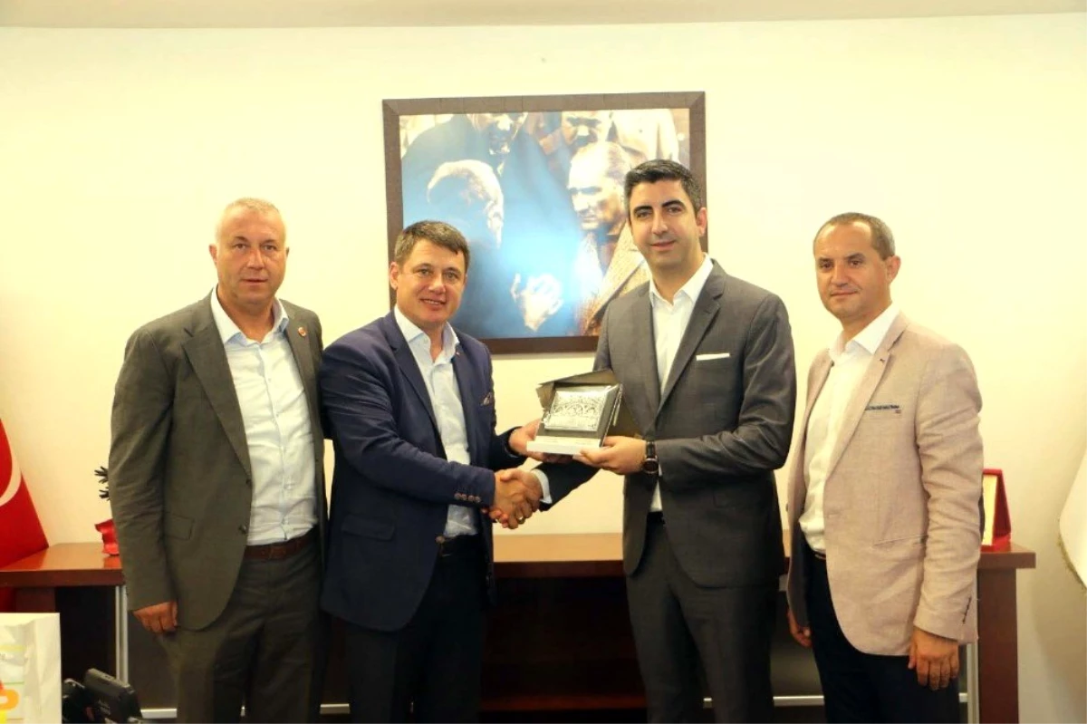 Ardino Belediye Başkanı Murad\'dan Başkan Yüksel\'e tebrik ziyareti