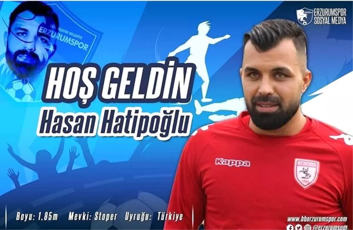BB Erzurumspor, Hasan Hatipoğlu\'nu renklerine bağladı