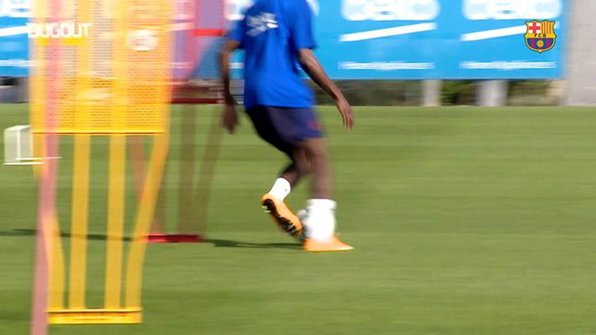 Dembélé ve Todibo, Programın Öncesinde Eğitime Döndü