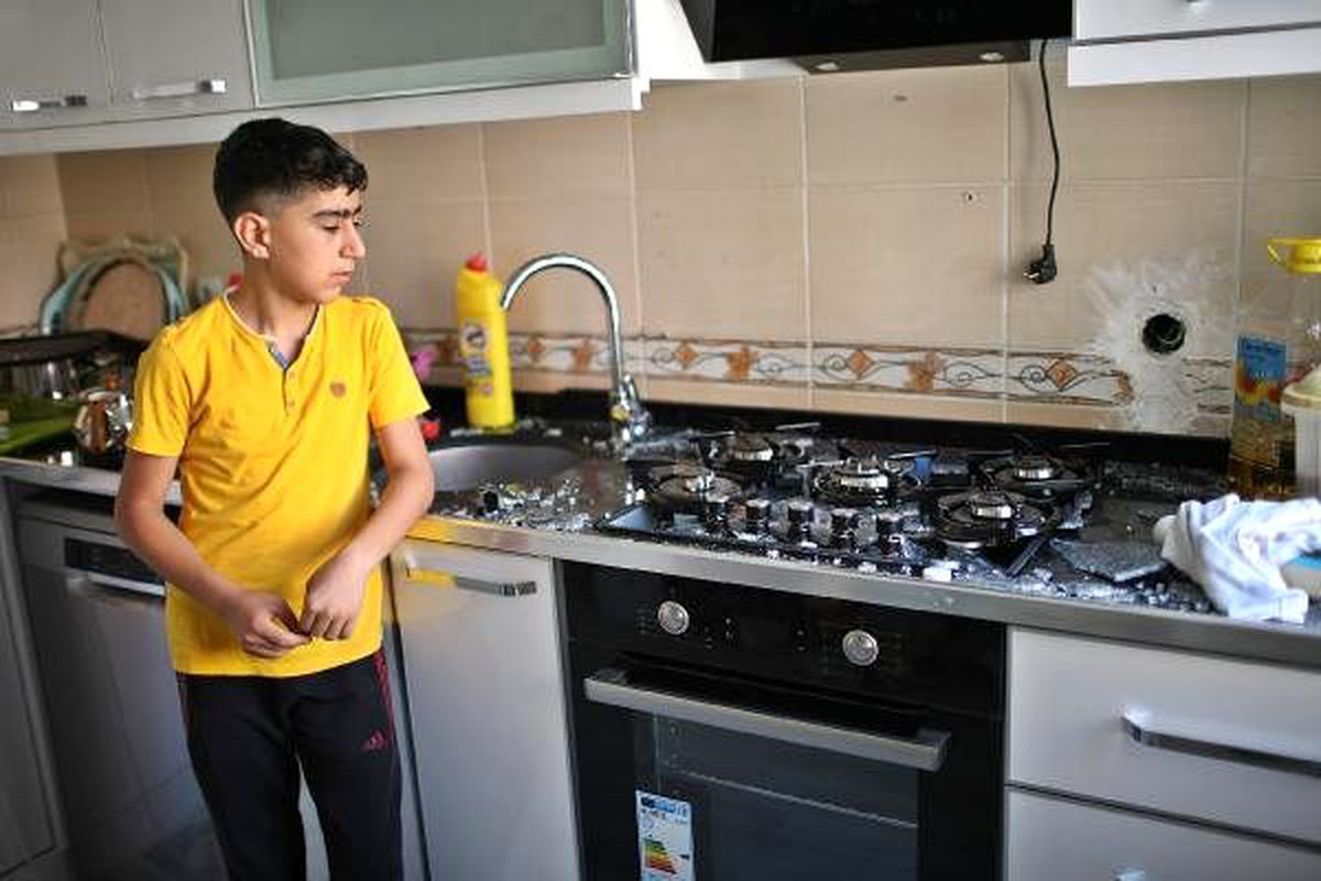 Diyarbakır\'da apartmanın 2\'nci katında doğalgaz sıkışması sonucu patlama
