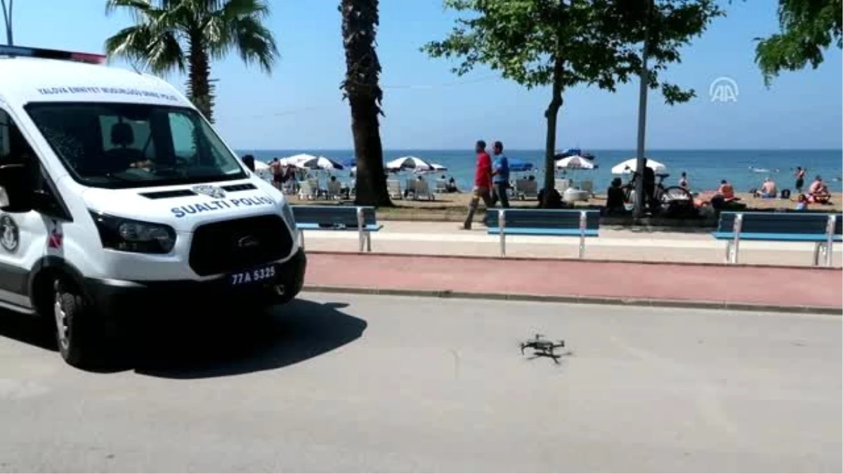 Drone destekli deniz denetimi - YALOVA