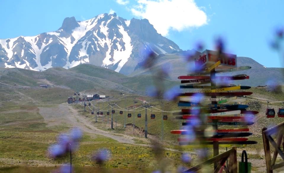 Erciyes\'in yazı başka kışı başka güzel