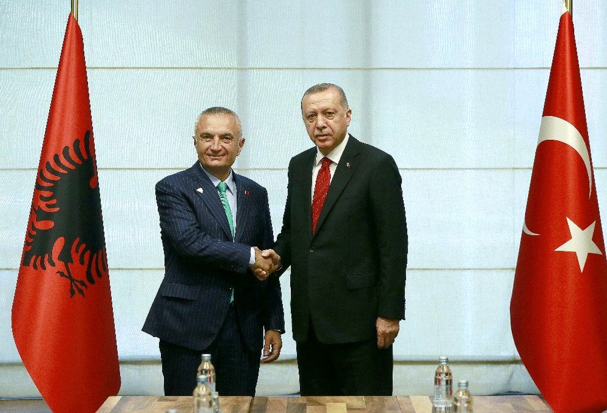 Erdoğan, Arnavut mevkidaşıyla görüştü