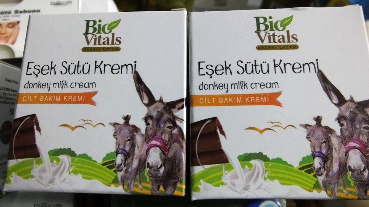 Eşek sütü kremi ilgi gördü
