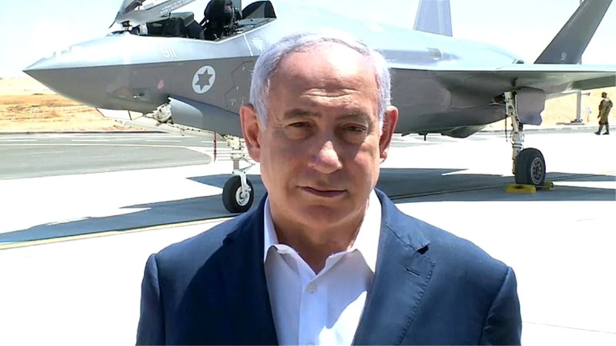 F-35\'i arkasına alan Netanyahu, İran\'ı tehdit etti