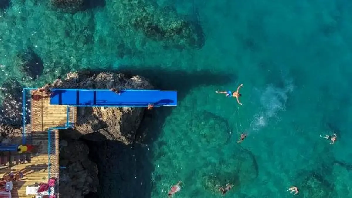 Falez plajlarına yoğun ilgi