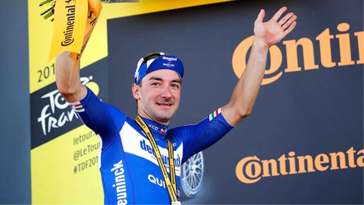 Fransa Bisiklet Turu\'nda 4. etabı Elia Viviani kazandı