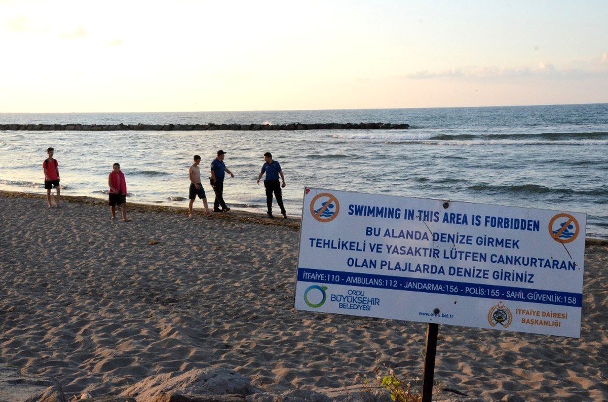 Ordu\'da 3 kişi boğulma tehlikesi geçirdi