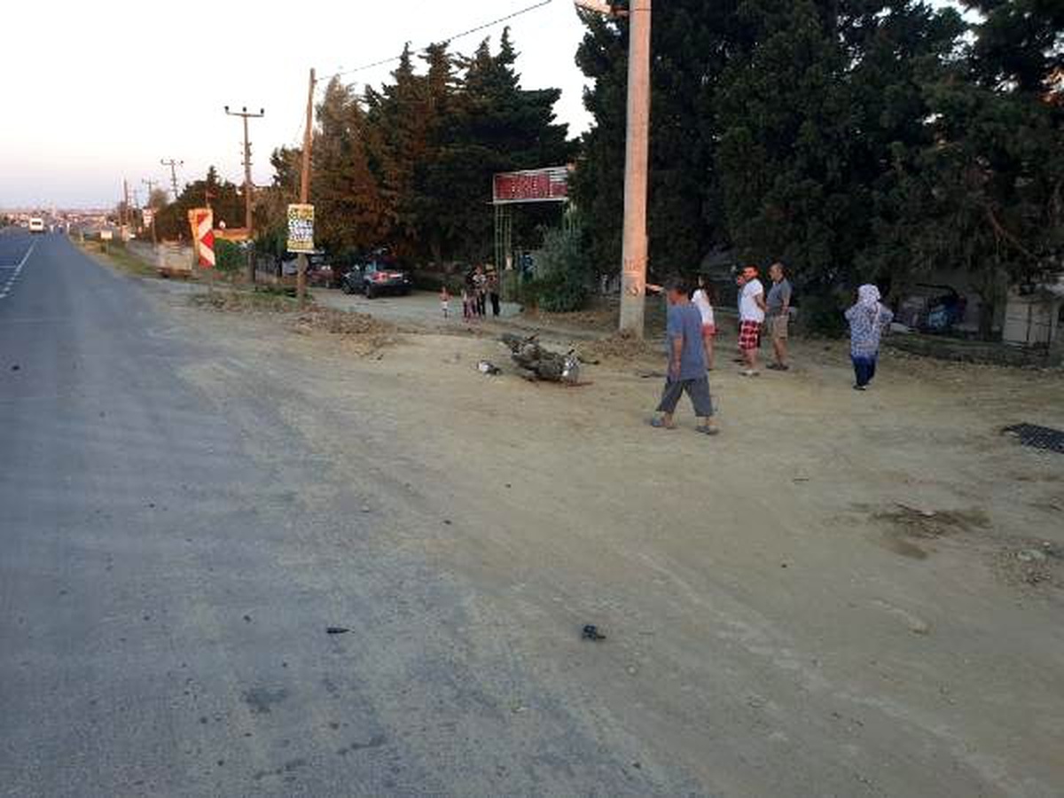 Ters yöne giren otomobile çarpan motosikletin sürücüsü öldü