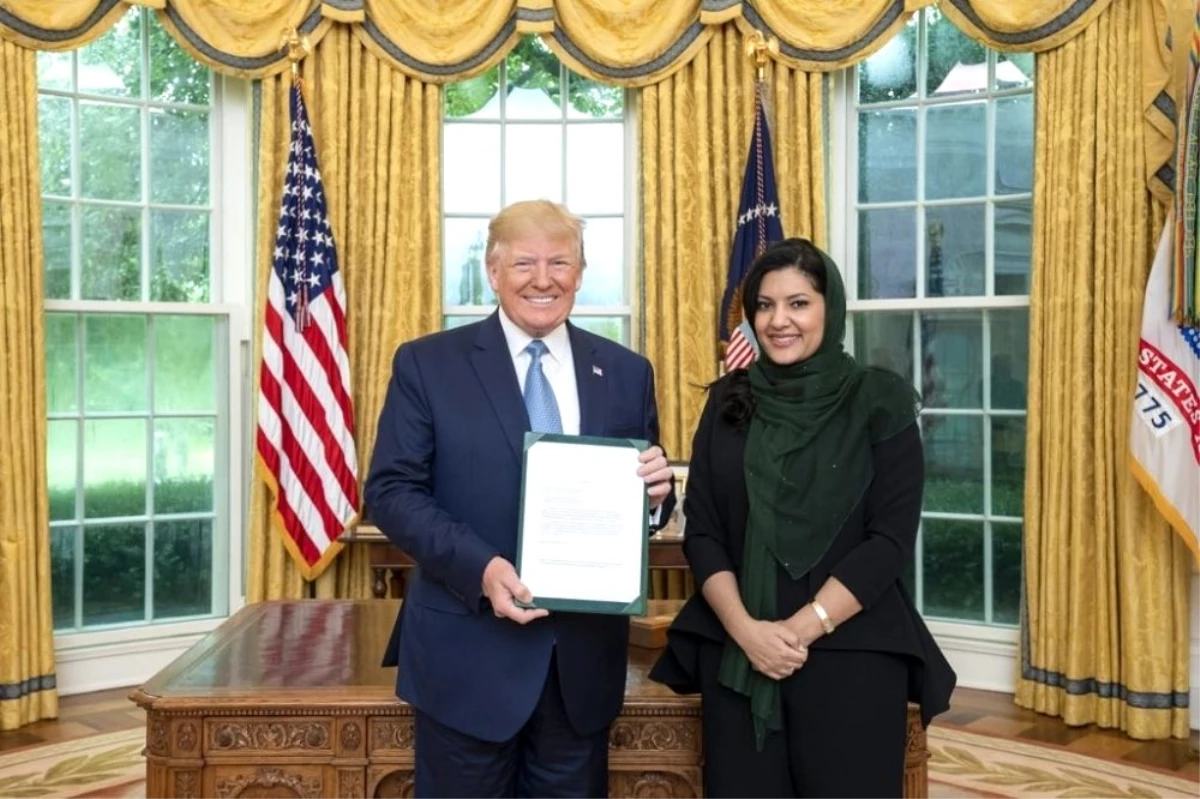 Trump, Suudi Arabistan\'ın ilk kadın büyükelçisini kabul etti