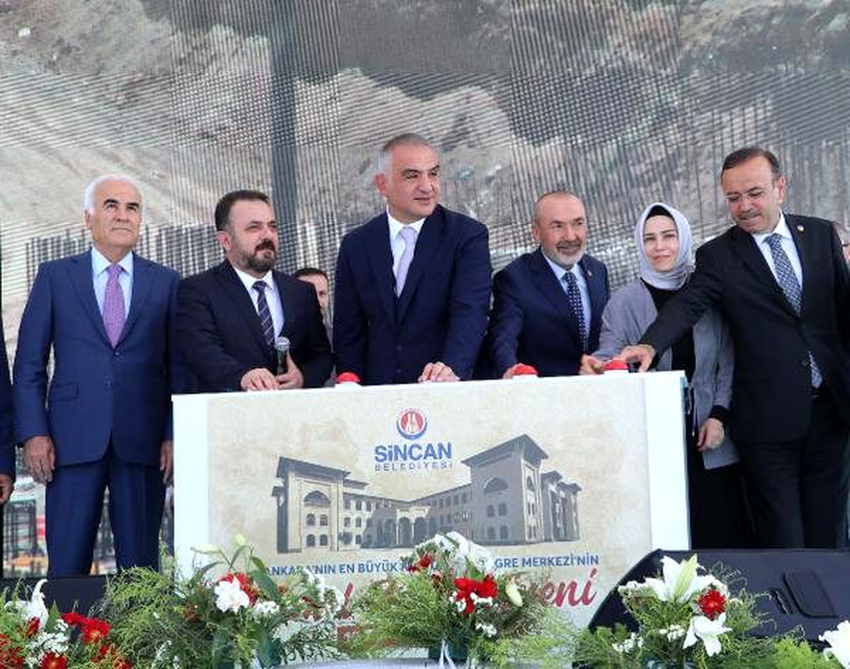 Ankara\'nın en büyük Kültür ve Kongre Merkezi\'nin temeli atıldı