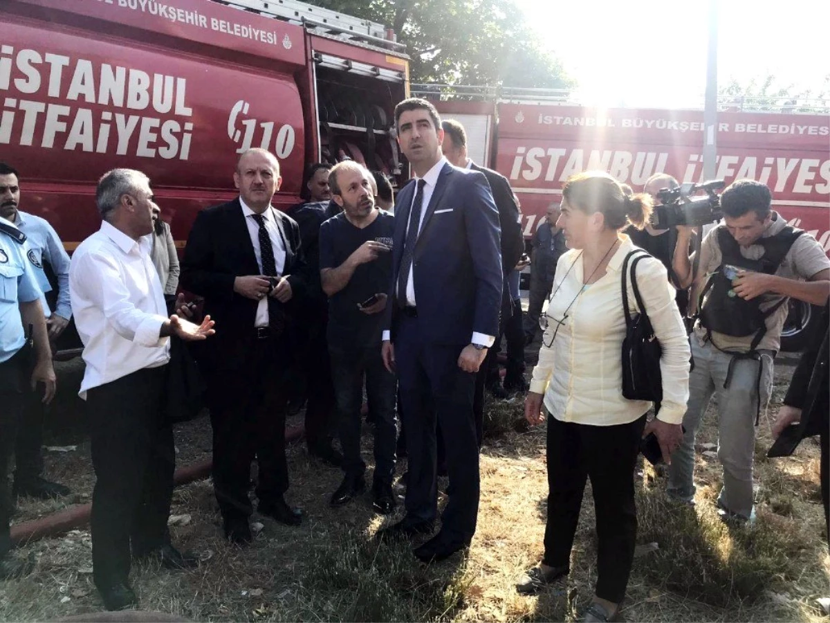 Kartal Belediye Başkanı Yüksel yangın çıkan ormanda incelemelerde bulundu