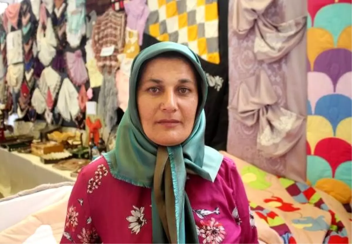 Kızları için kansere direnip, el sanatları kursuyla hayata bağlandı