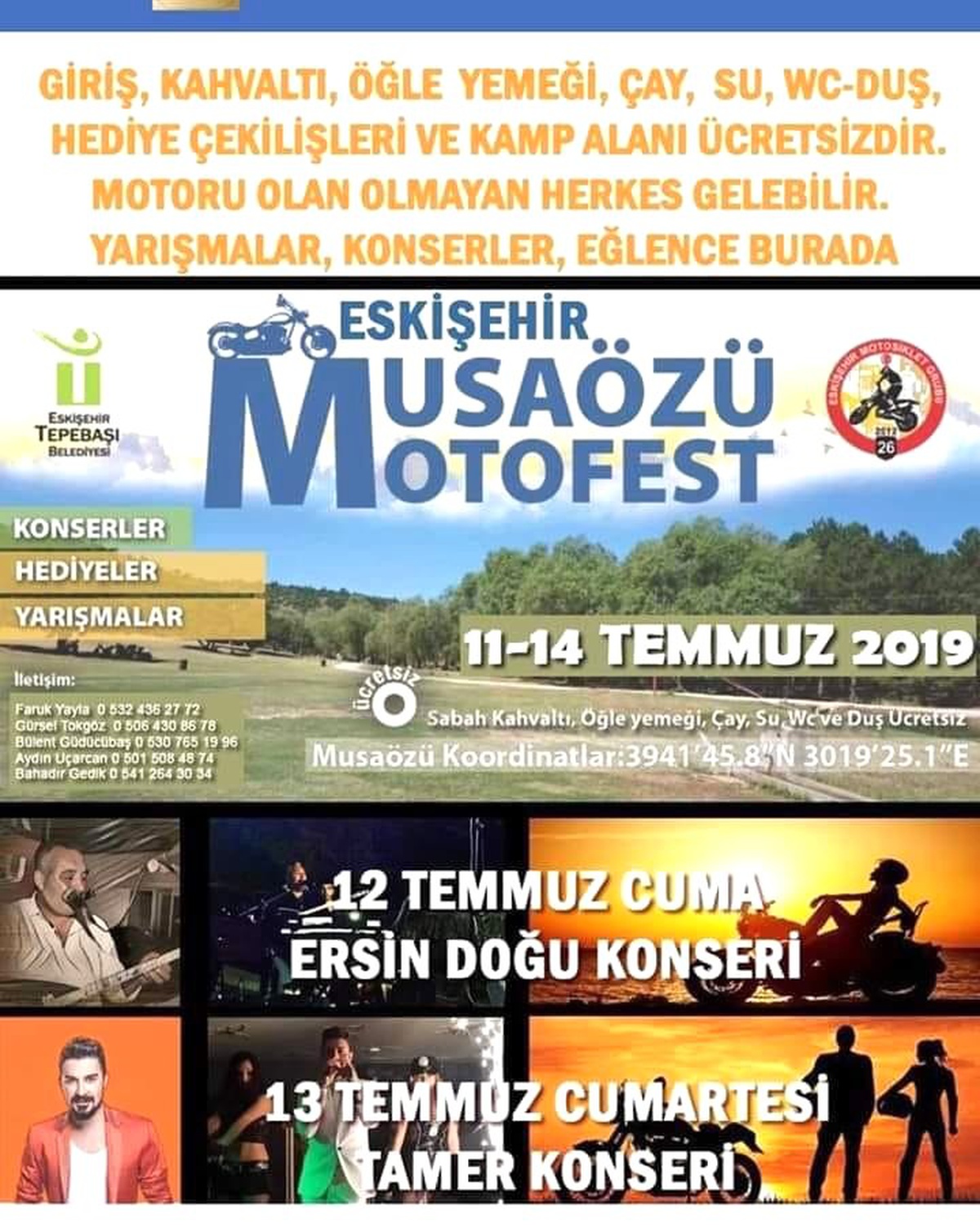 Motosiklet tutkunları Musaözünde buluşuyor