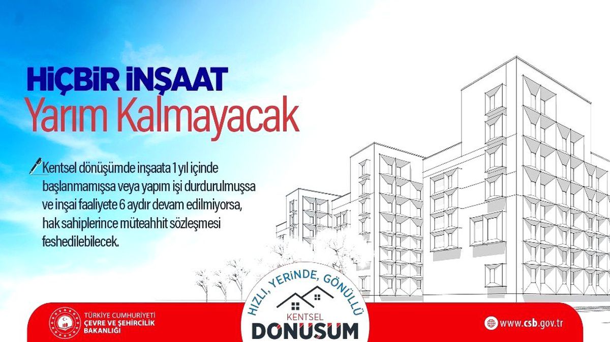 Müteahhit sözleşmesi hak sahibince feshedilebilecek