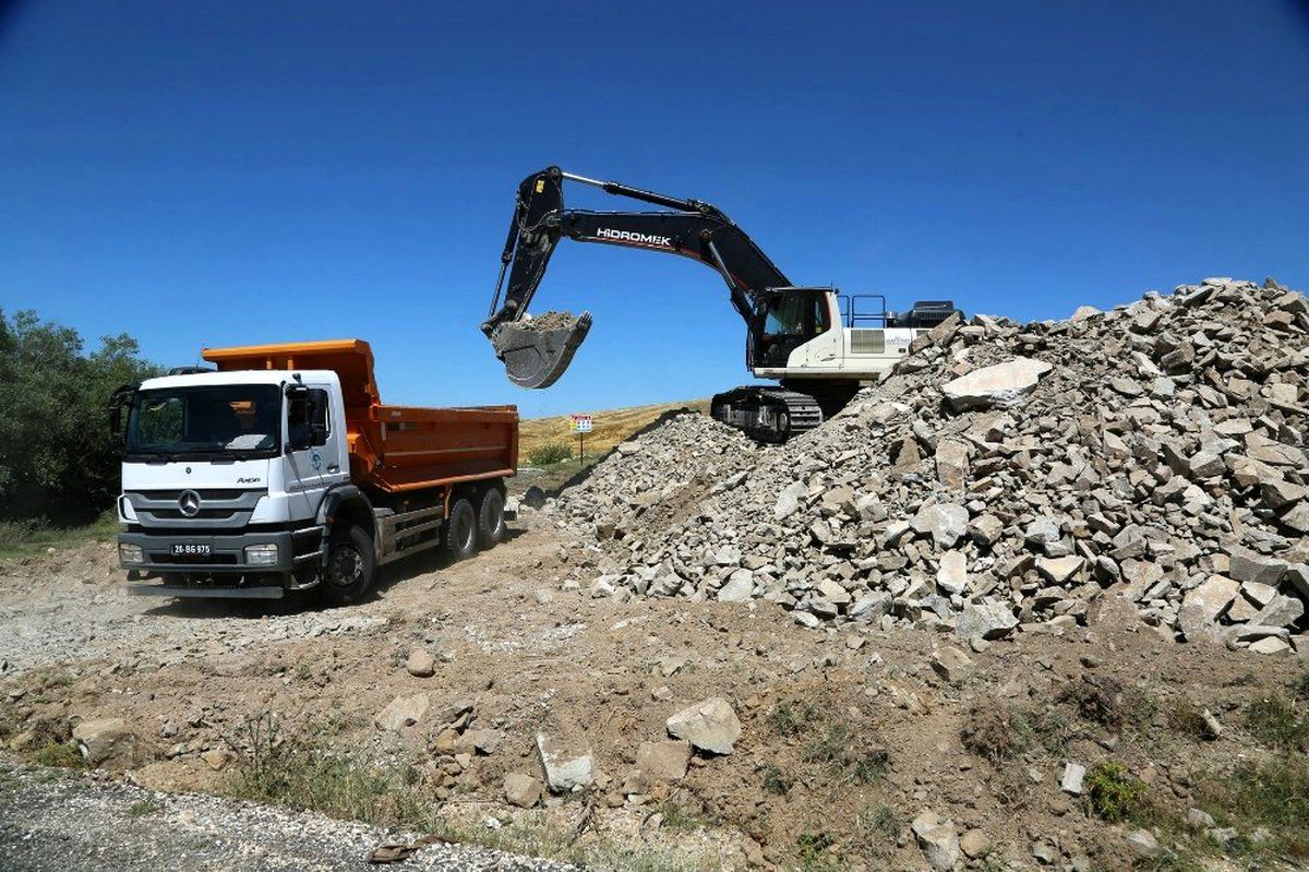 Odunpazarı Belediyesi hammadde ocağı açtı