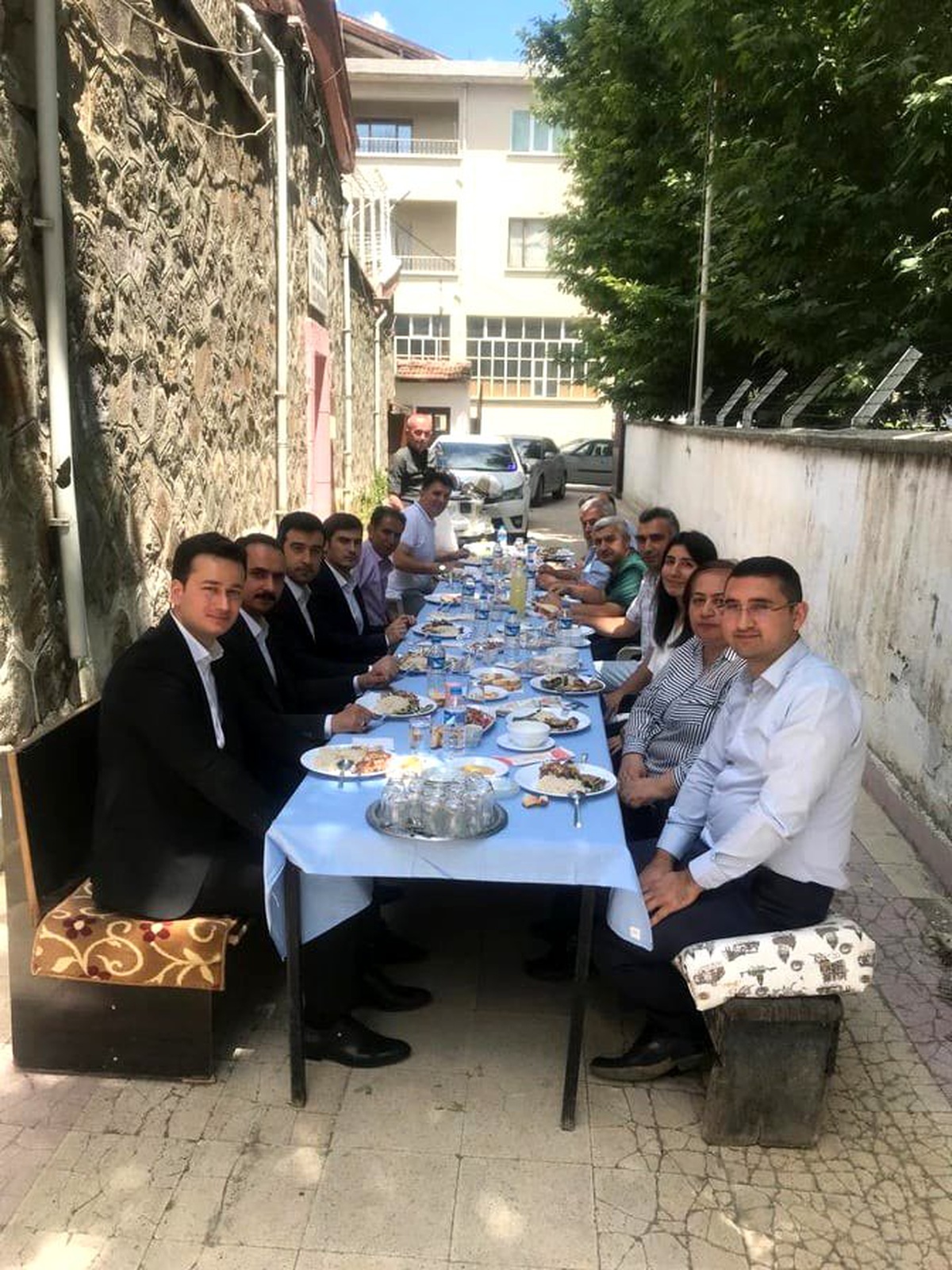 Tosya\'da infaz koruma memurlarına veda yemeği