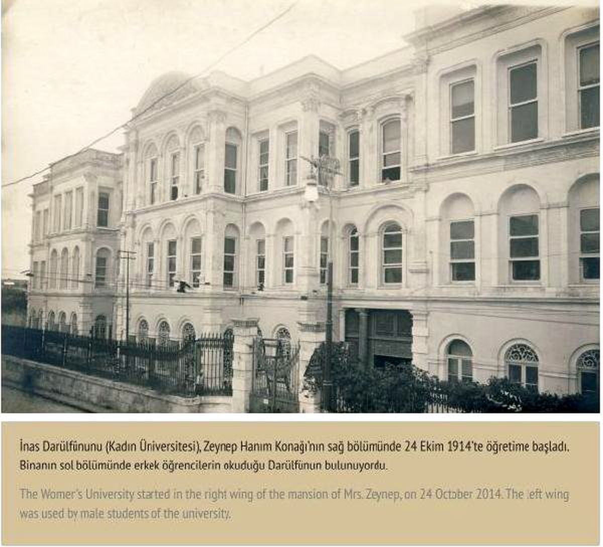 Türkiye\'nin ilk kadın üniversitesi 1914\'te kuruldu
